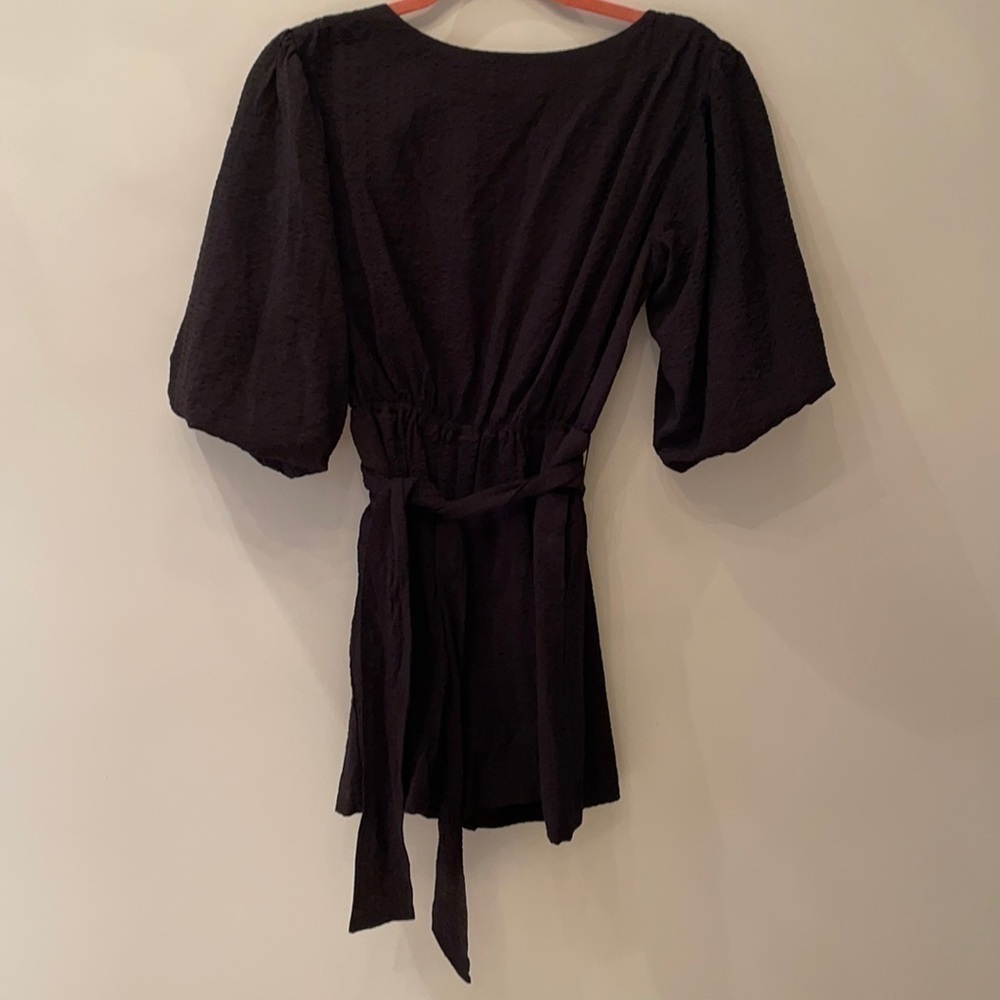 NWT Anthro Romper black Sz XS